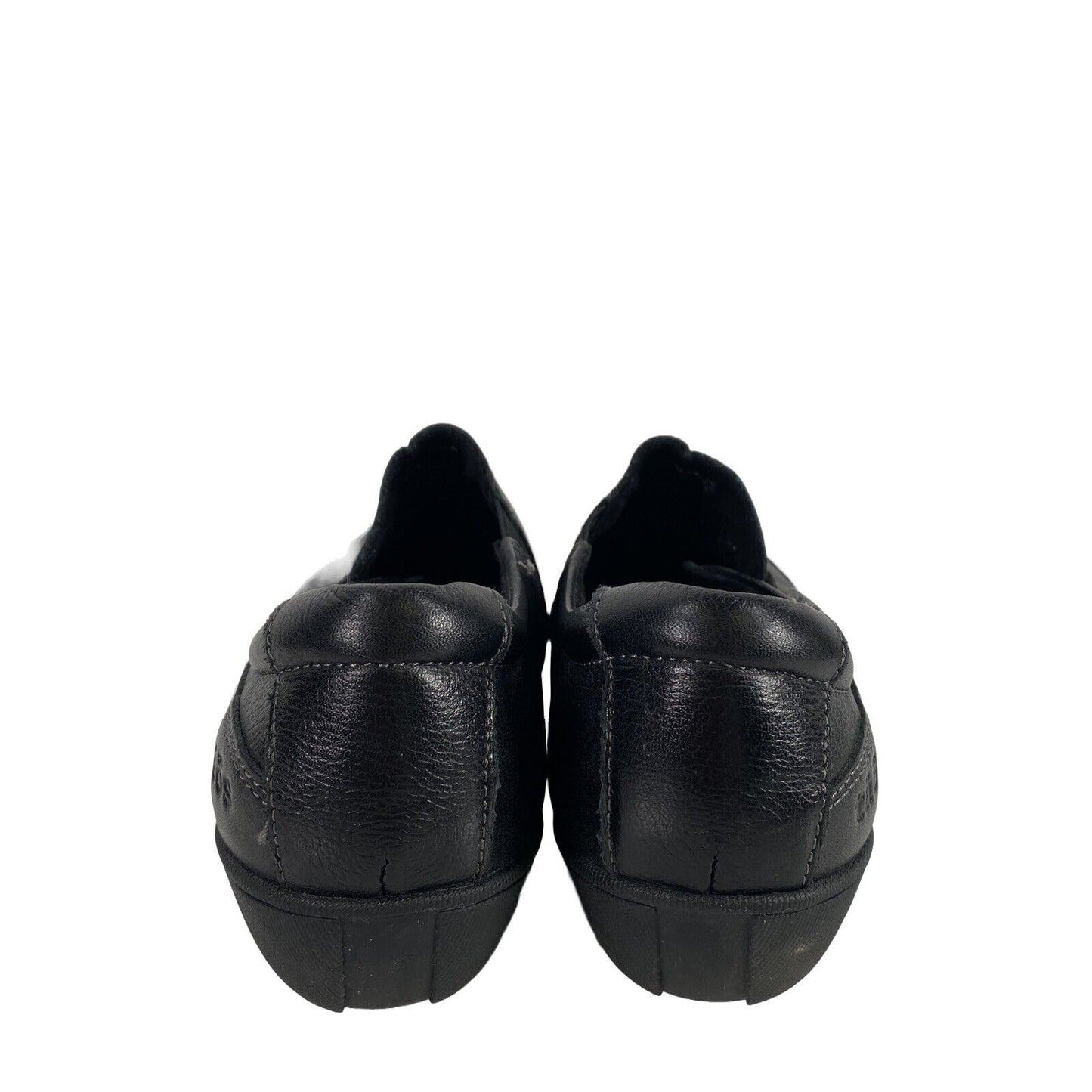 Taos Women's Black Leather Encore Slip On Comfort Loafers - 7.5