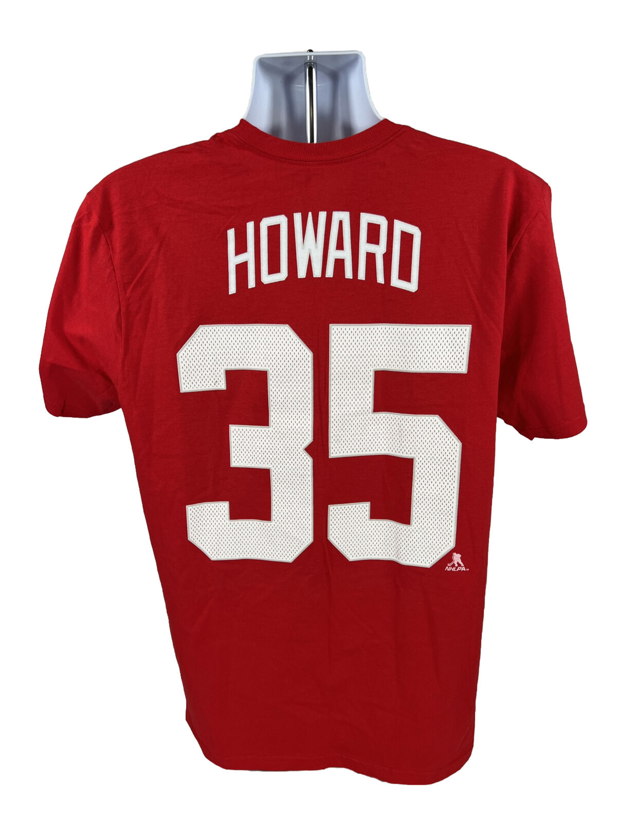 Reebok Camiseta Red Wings #35 Howard para hombre - L