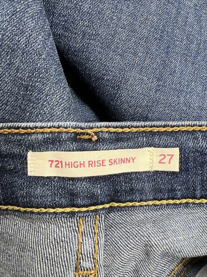Levi's Women's Medium Wash 721 High Rise Skinny Jeans - 27