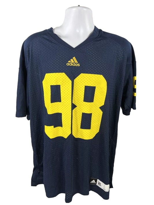 Camiseta de fútbol adidas número 96 de la Universidad de Michigan para hombre - XL