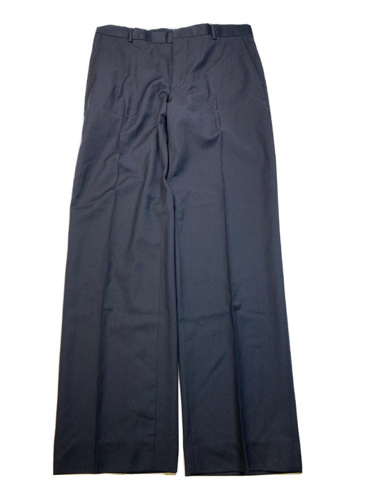 NEW Banana Republic Mens Black Modern Fit Straight Leg Dress Pants -36x34
