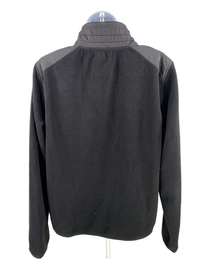 Lauren Ralph Lauren Women's Black Full Zip Fleece Active Jacket - XL