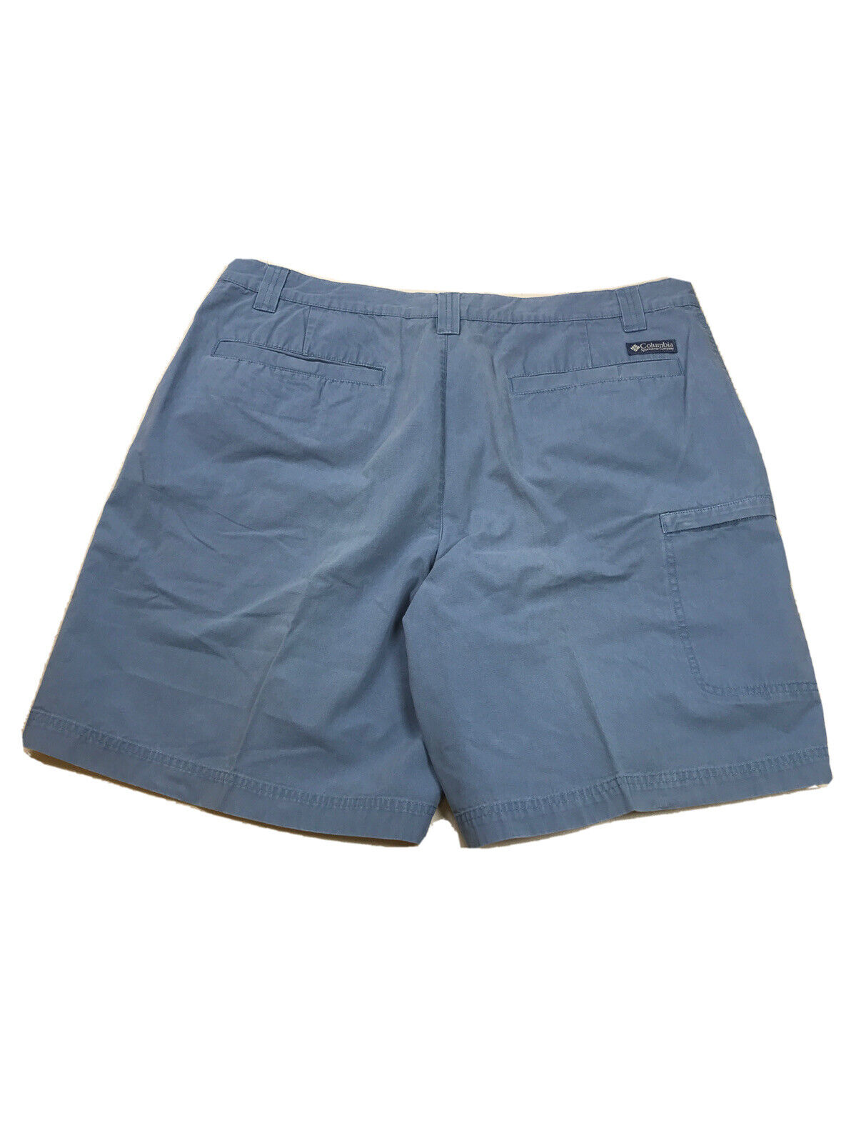 Columbia Pantalones cortos informales de algodón azul con entrepierna de 10 "para hombre - 40