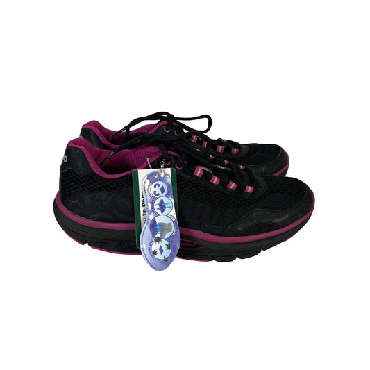 NEW Abeo Women's Black Aubrey Rocker Bottom Athletic Walking Shoes - 8.5