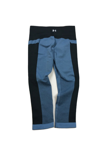 Under Armour Women's Blue Vanish Seamless Compression Cropped Leggings -S