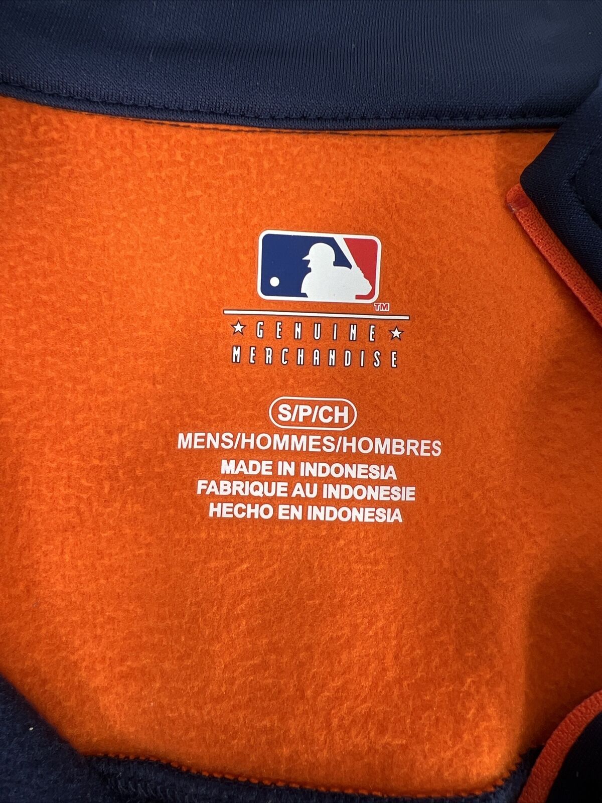 MLB Genuine Merchandise Men's Blue Detroit Tigers Pullover Sweatshirt - S