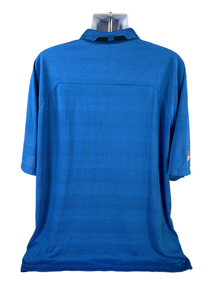 Nike Men's Blue Detroit Lions On Field Polo Shirt - 3XL
