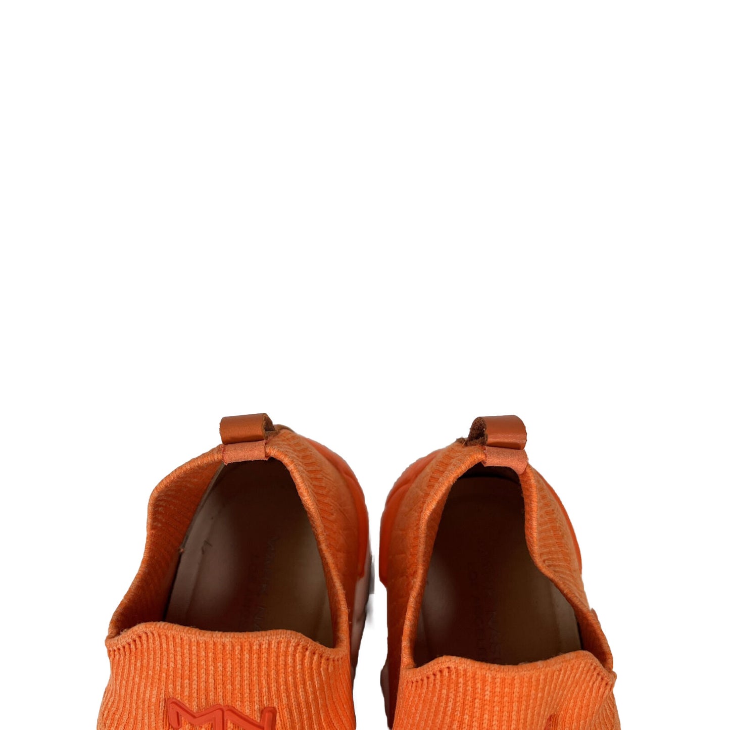 Mark Nason Women's Orange Slip On Knit Athletic Shoes - 8