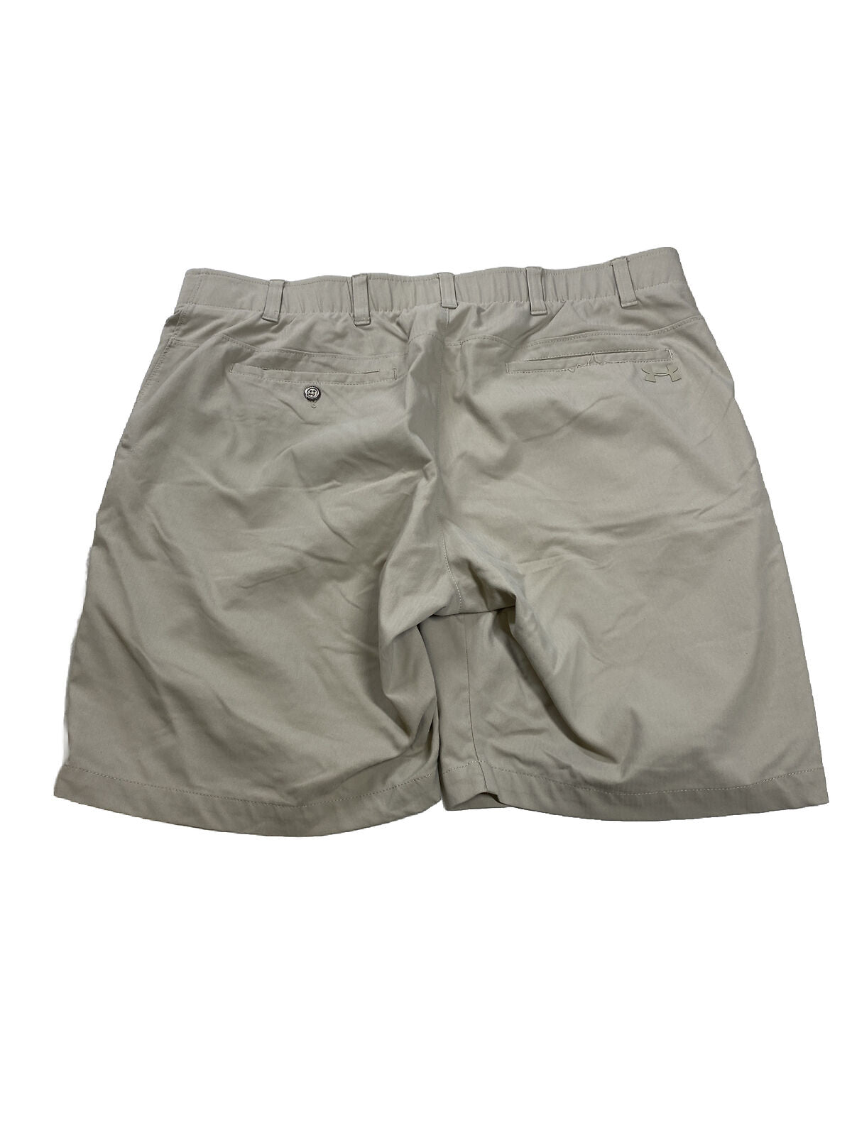 Under Armour Pantalones cortos de golf Showdown beige para hombre - 40