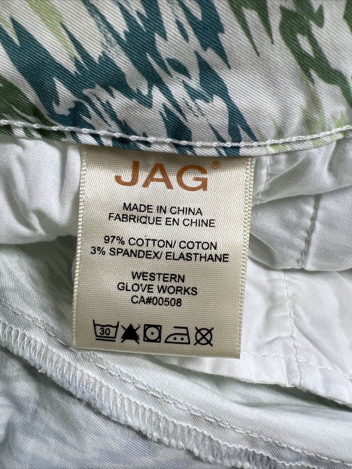 NEW JAG Women's Green Slim Fit Crop Pants - 12
