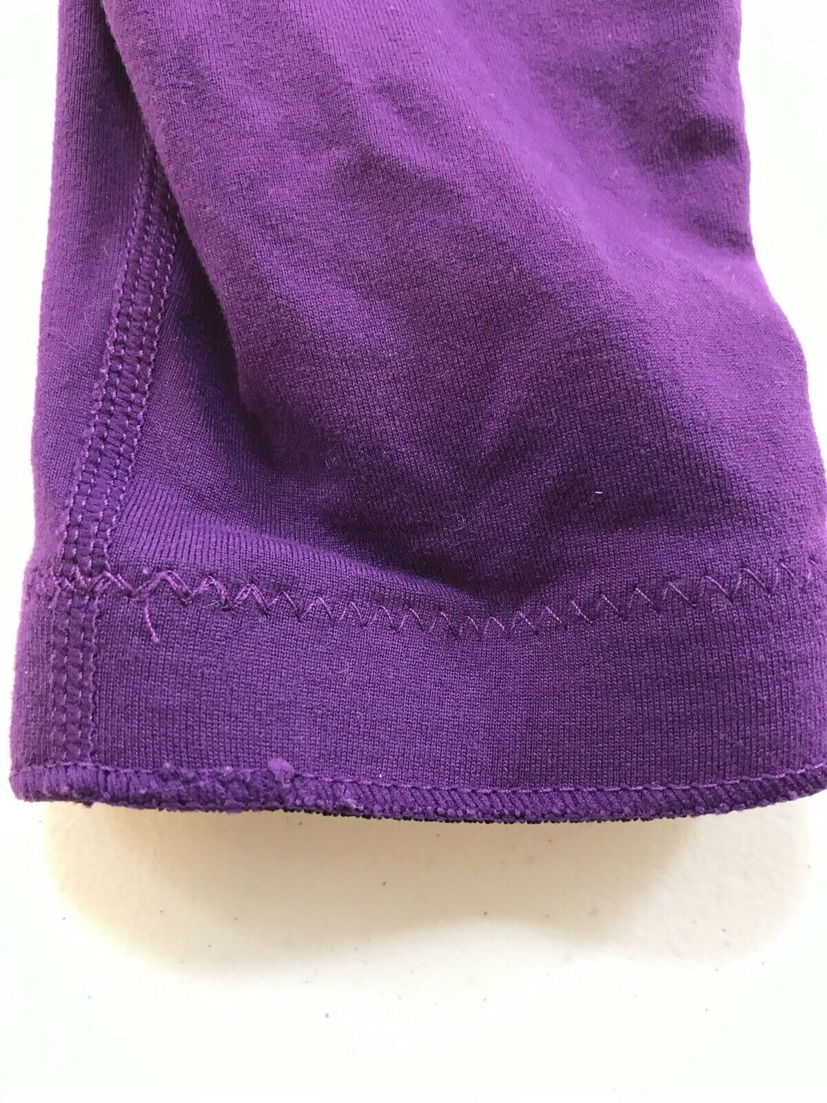 Hind Women's Purple Floral Sides Nylon Blend Activewear Leggings Sz M