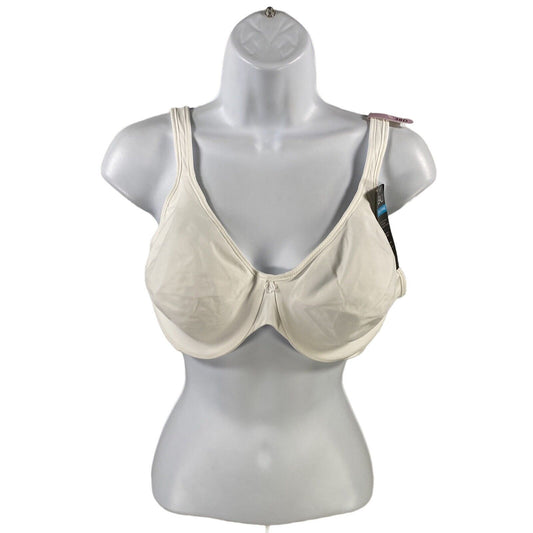 NEW Bali Women's Solid White Underwire Smoothing Bra - 38 D