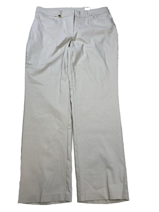 NEW JM Collection Women's Beige Slim Stretch Magic Pants - 14