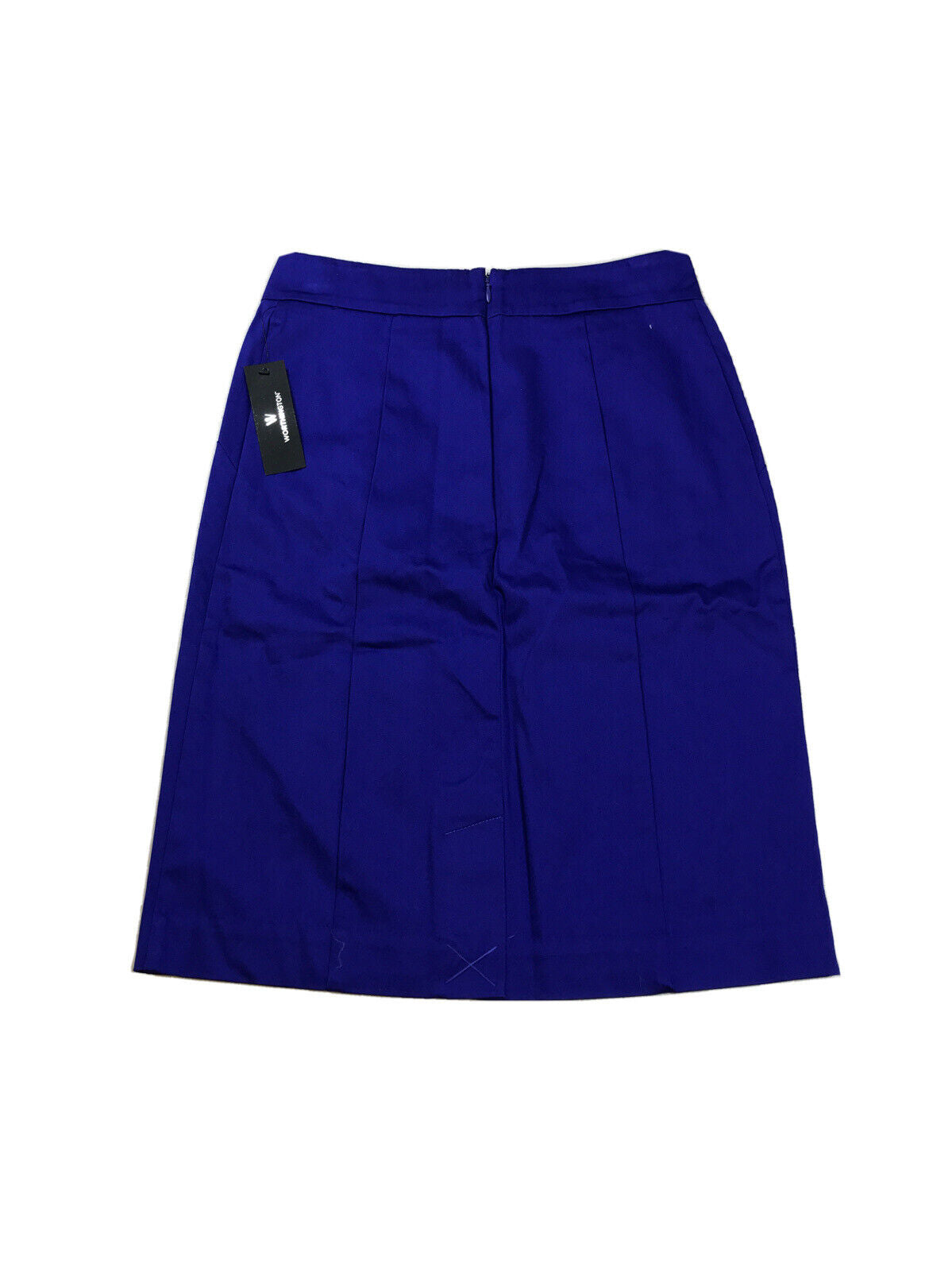 NUEVO Falda de tubo azul hasta la rodilla Worthington para mujer - 4