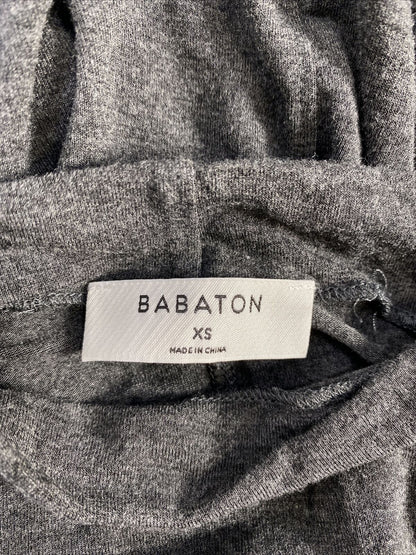Babaton Women's Gray Long Sleeve Turtleneck T-Shirt Sz XS