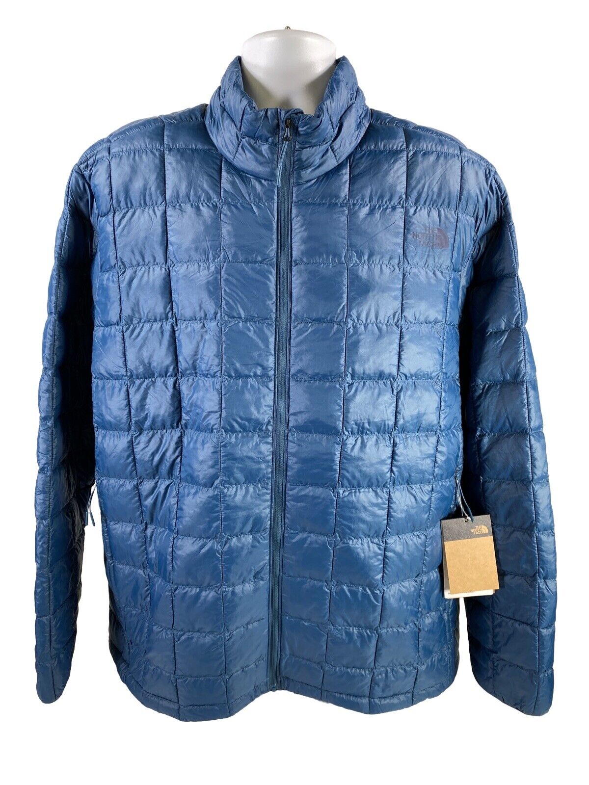 NUEVA chaqueta ecológica Thermoball azul Monterey de The North Face para hombre - XXL