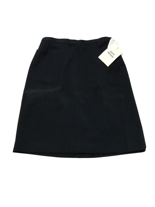 NEW Jacobsons Women's Black Pencil Skirt W/ Pockets - 8 Petite
