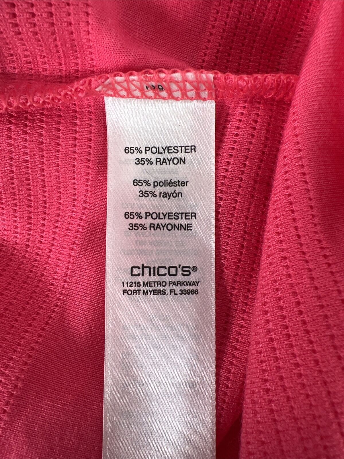 NUEVA camiseta de punto Stella a rayas rosas para mujer de Chico's - 1 US M