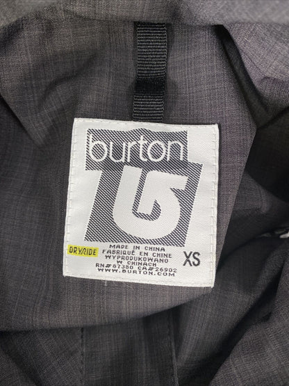 Burton Women's Dark Gray 1/2 Zip Hooded Pullover Windbreaker Jacket - XS