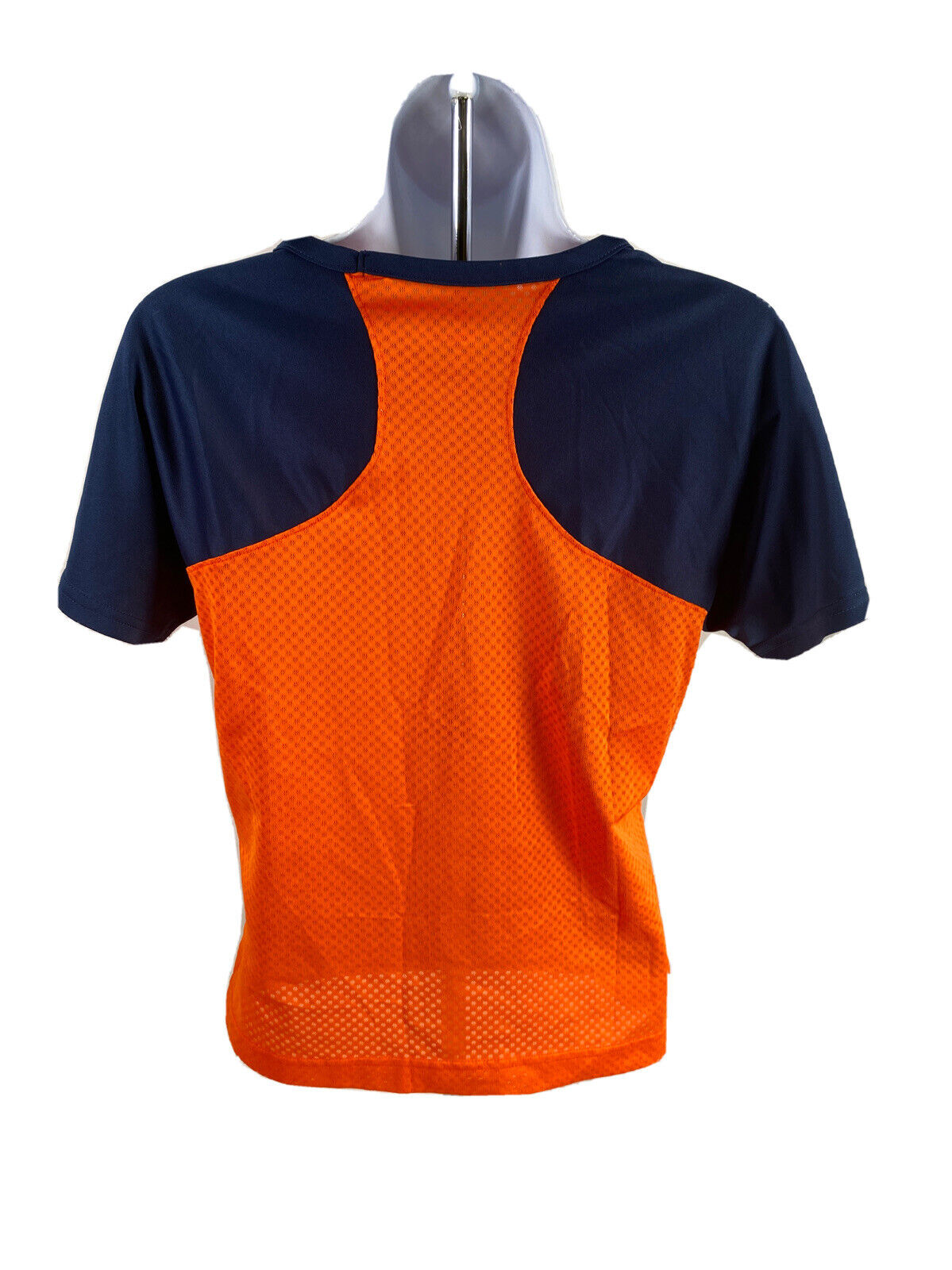 Nike Team Women's Orange/Blue Detroit Tigers Athletic Shirt - S