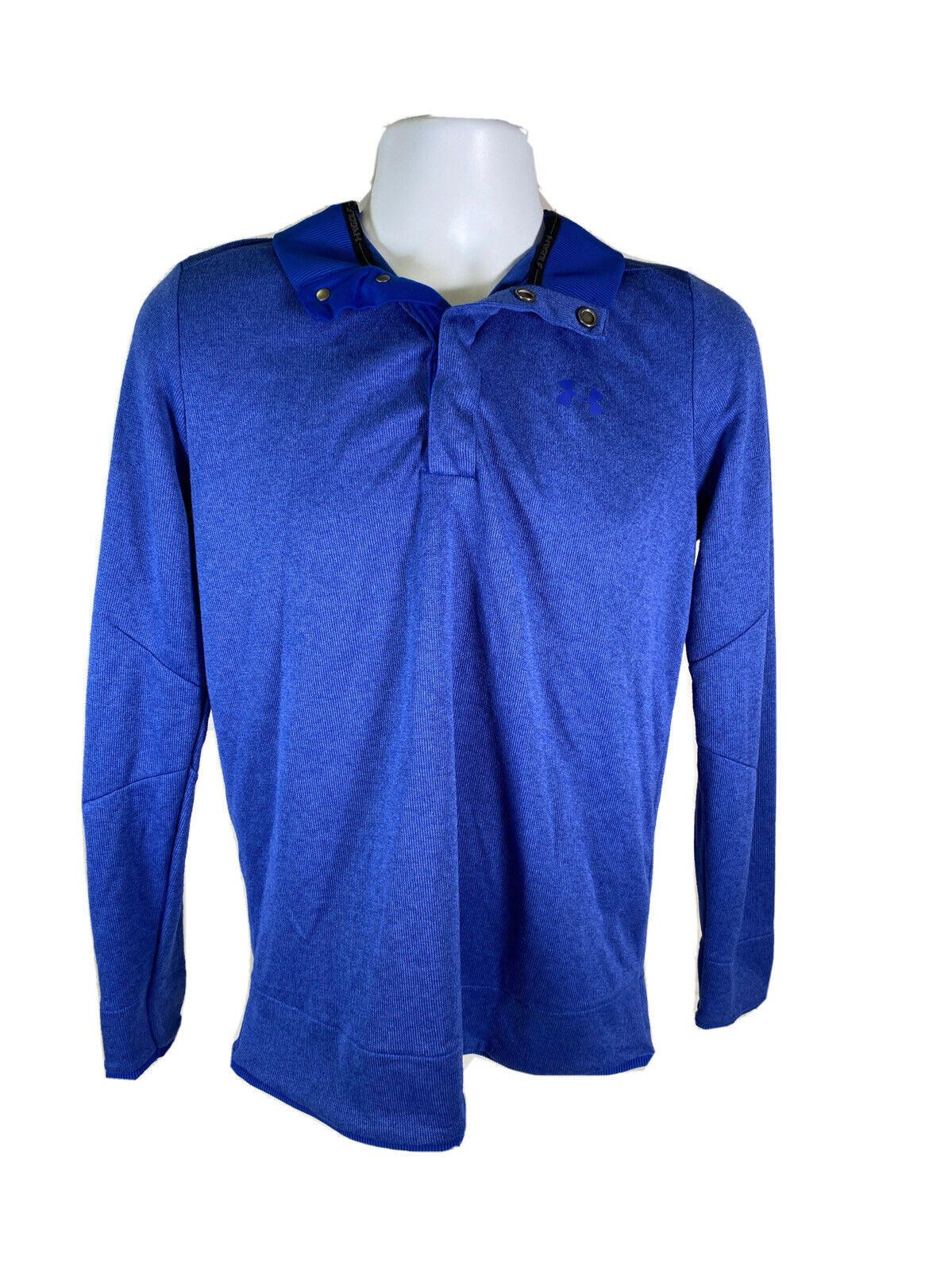 Under Armour Men's Blue Long Sleeve Knit Golf Sweatshirt Sz M