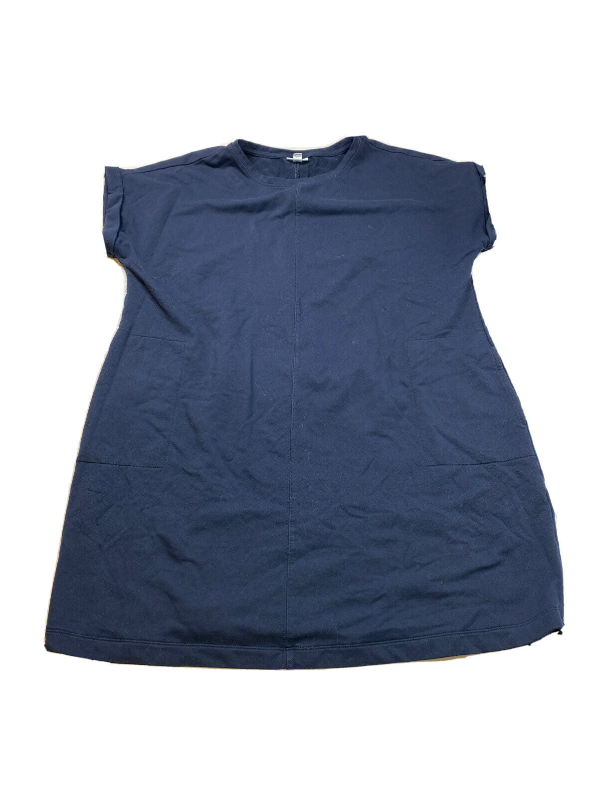 J.Jill Fit Women's Blue Sleeveless Short T-Shirt Dress - XL