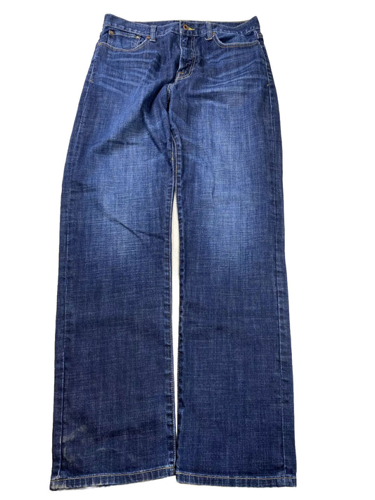 Lucky Brand Men's Dark Wash 329 Classic Straight Jeans - 34x34