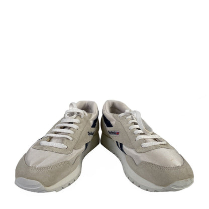 Reebok Classic Women's White/Ivory Suede Lace Up Casual Sneakers - 7.5