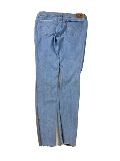 Levi's Women's Light Wash Distressed 710 Super Skinny Stretch Jeans - 31