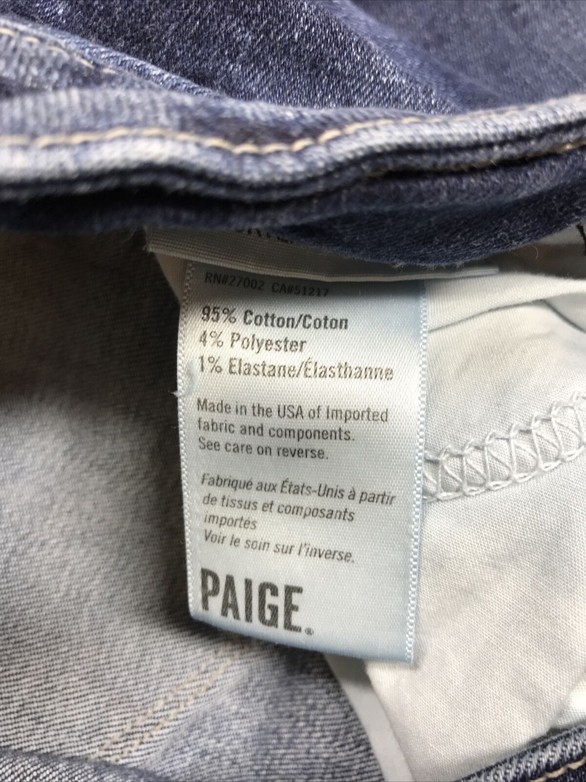 Paige Women's Medium Wash Skyline Skinny Denim Jeans - 31