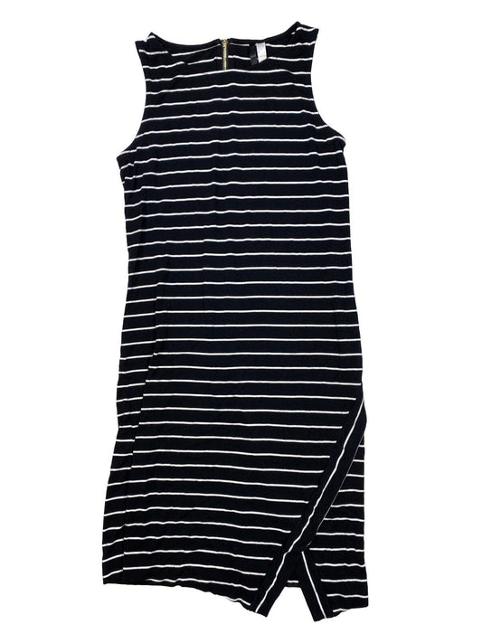 Kensie Women's Black/White Striped Sleeveless Sheath Dress - XS