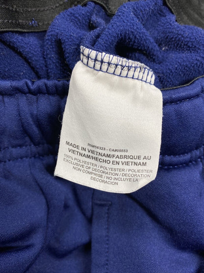 Nike Pantalones deportivos con cordón y forro polar Therma Fit en azul para hombre - S