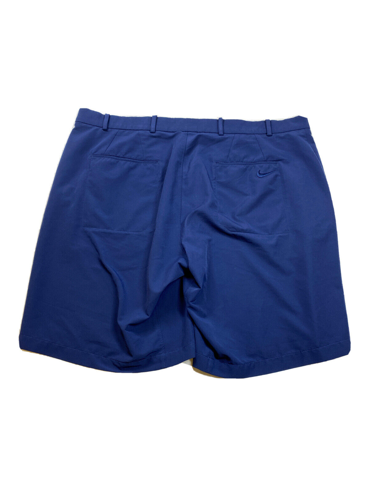 Nike Men's Navy Blue Dri-Fit Polyester Golf Shorts - 40