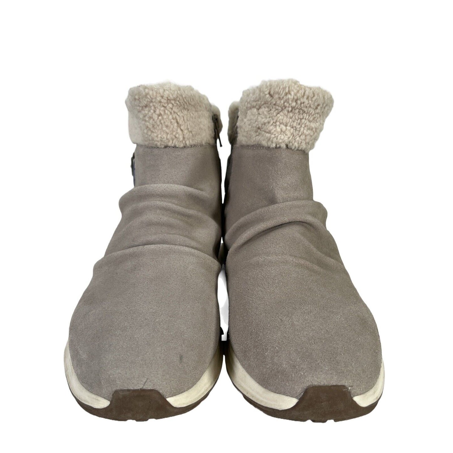 Baretraps Women's Beige Suede Becki Fleece Lined Boots - 10 M
