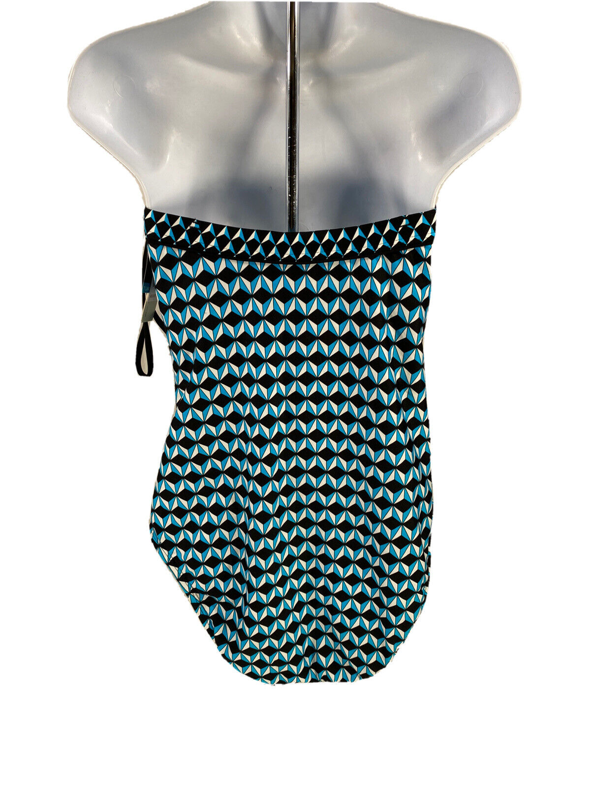 NEW Kenneth Cole New York Women's Blue Strapless One-Piece Swimwear - L