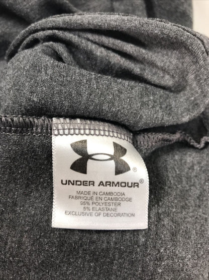 Under Armour Women's Gray Short Sleeve V-Neck T-Shirt Sz XS
