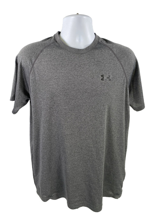 Under Armour Men's Gray Short Sleeve HeatGear Athletic Shirt - M