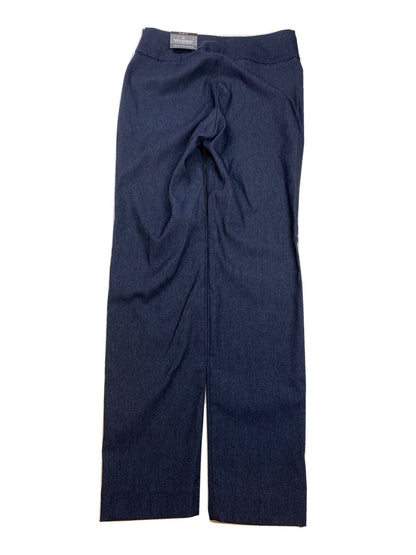 NEW Van Heusen Women's Blue Super Stretch Pull On Pants - 2 Short