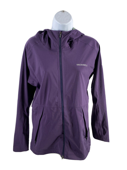 Merrell Women's Purple Long Sleeve Full Zip Whisper Rain Jacket - XS