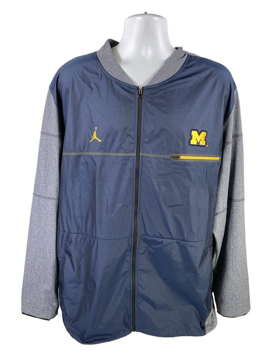 Air Jordan Men's University of Michigan Wolverines Full Zip Jacket - 3XL