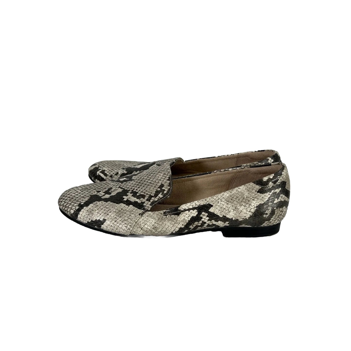 Zapatos planos con estampado de serpiente beige/negro de Soul Naturalizer - 7