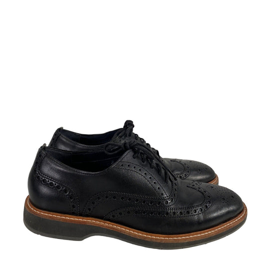 Cole Haan Men's Black Grand 360 Lace Up Wingtip Oxford Dress Shoes - 8
