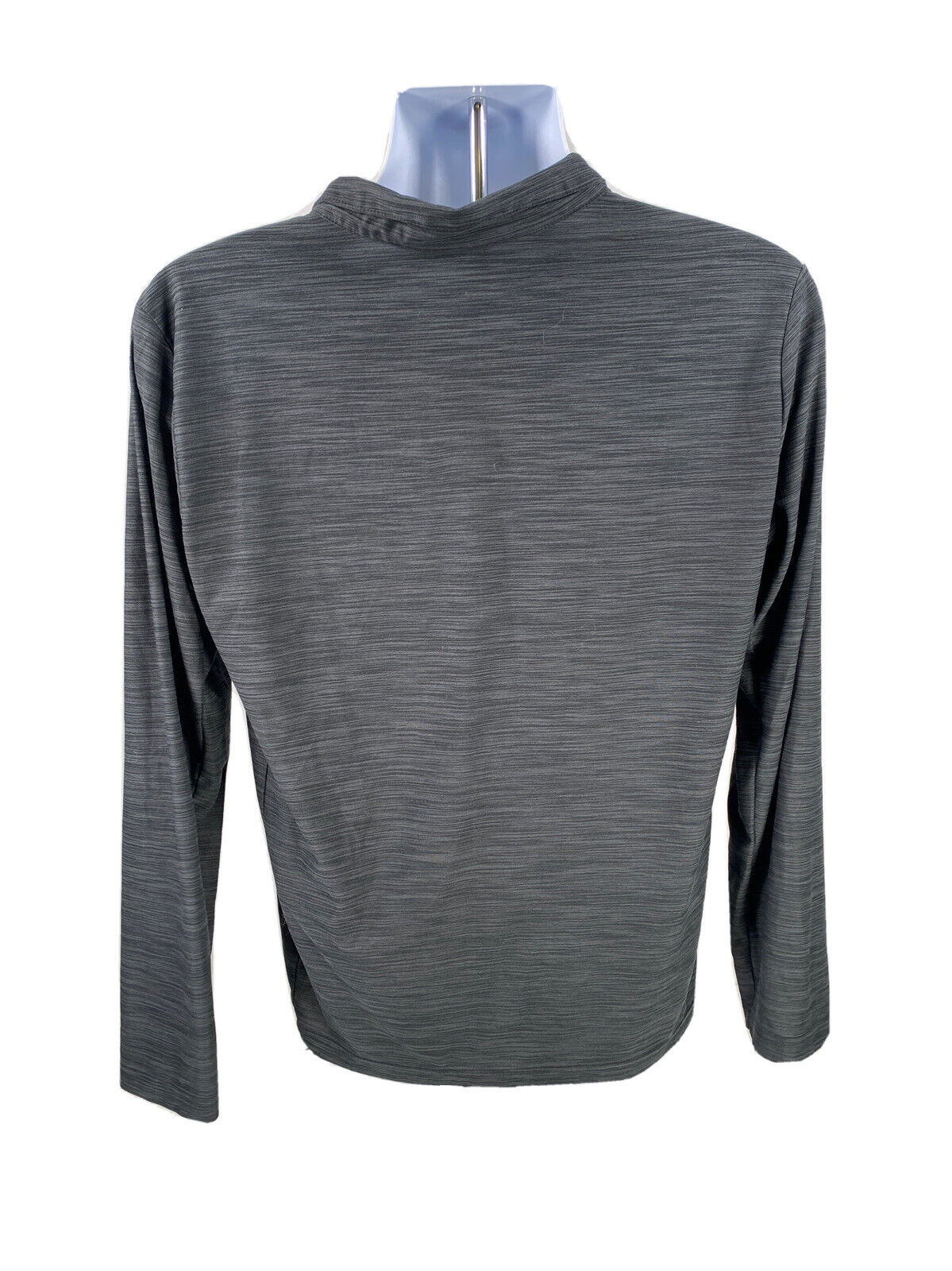 Nike Men's Gray Long Sleeve Dry Breathe 1/3 Zip Athletic Shirt Sz M