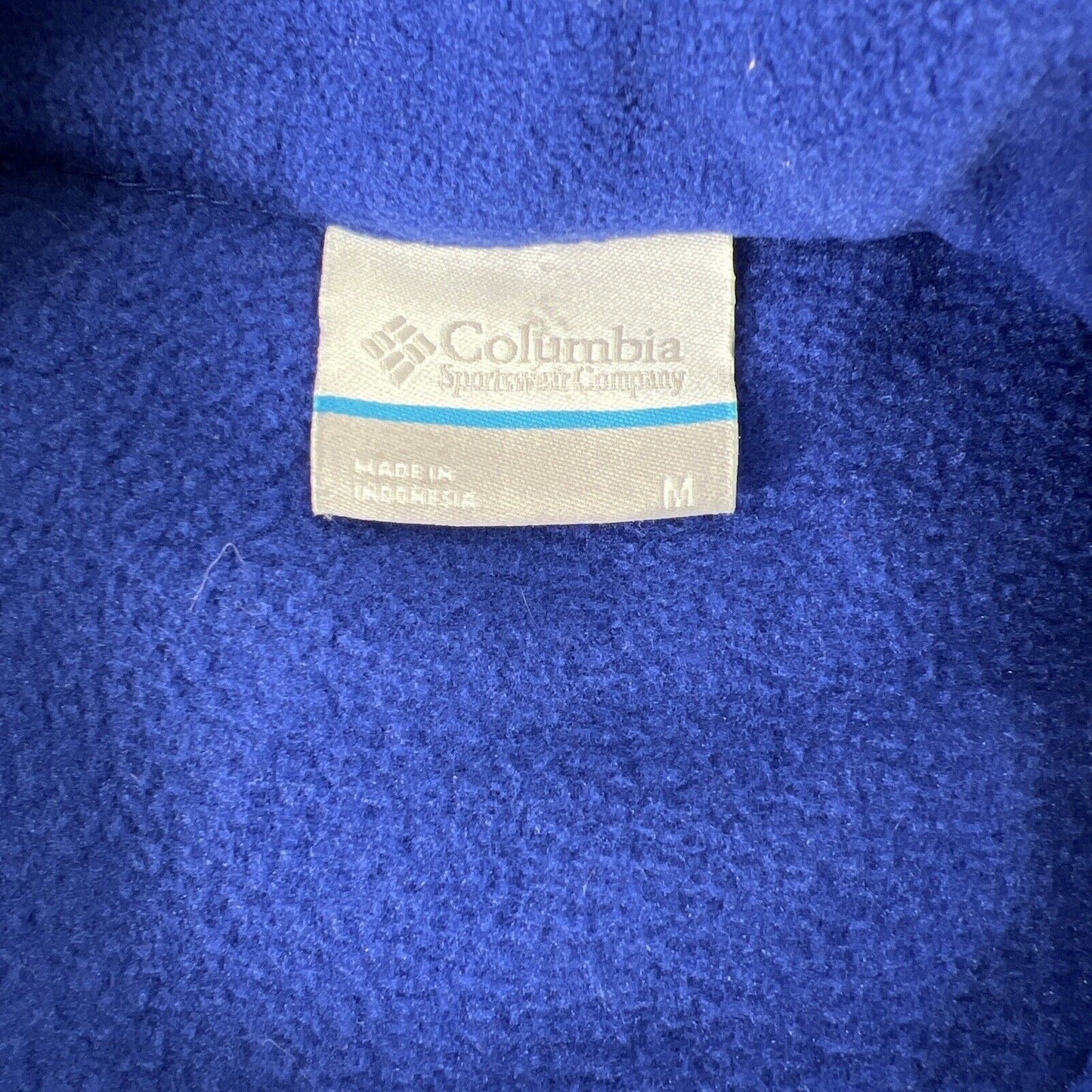 ColumbiaChaqueta azul de manga larga con cremallera completa Benton Springs para mujer - M