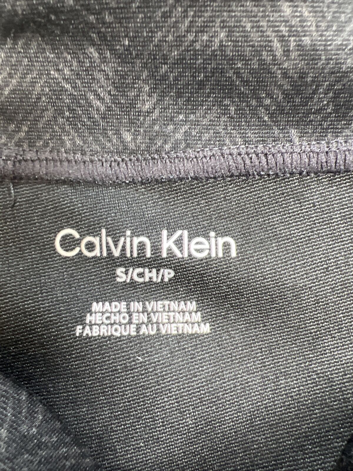 NEW Calvin Klein Women's Black Printed Casual Leggings - S