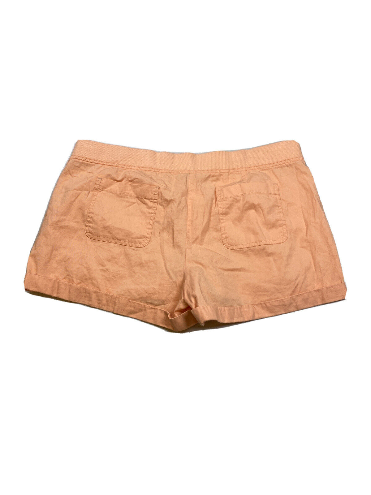 NEW LOFT Pantalones cortos chinos elásticos naranjas para mujer - 14
