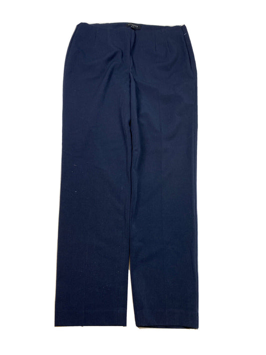 Talbots Women's Navy Blue Bi-Stretch Straight Leg Dress Pants - 6 Petite
