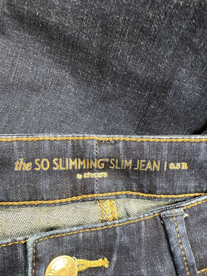 Chico's Women's Dark Wash So Slimming Slim Fit Jeans - 0.5/US 6