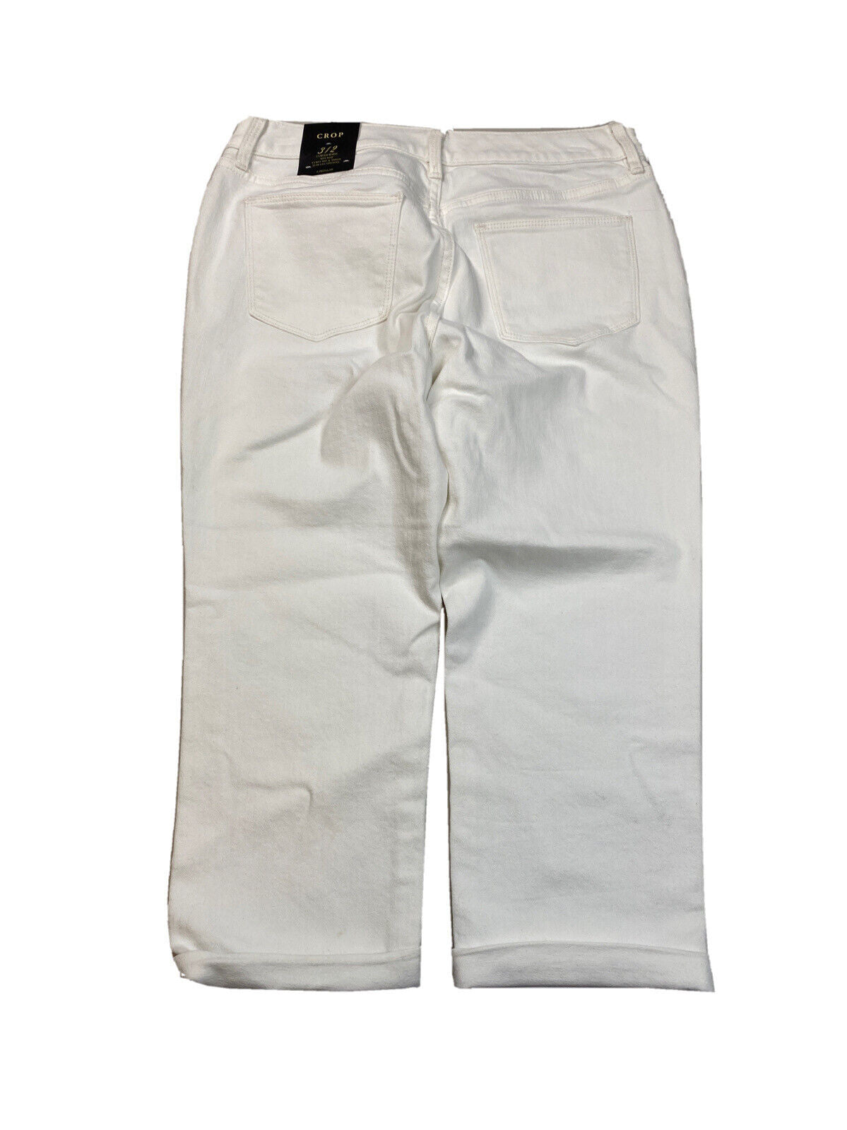 NEW The Limited Women's White Denim Slim Leg Crop 312 Jeans - 6