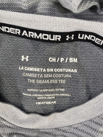Under Armour Camiseta deportiva gris de manga corta The Seamless Tee para hombre - S